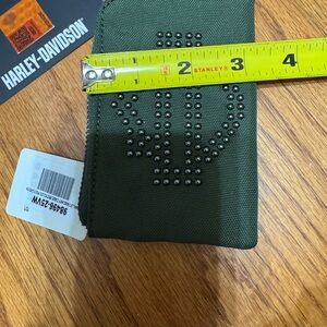 Harley-Davidson Olive Studded Pouch